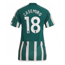 Manchester United Casemiro #18 Bortatröja Dam 2023-24 Korta ärmar
